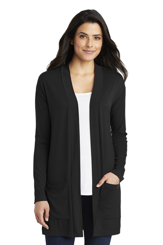 Port Authority Ladies Concept Long Pocket Cardigan Sweater